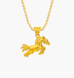 The Challenging Horse Pendant
